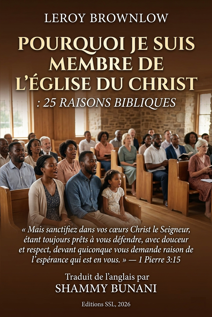 POURQUOI JE SUIS MEMBRE DE L'ÉGLISE DU CHRIST : 25 Raisons Bibliques  Le guide indispensable pour revenir aux fondements du christianisme du Nouveau Testament